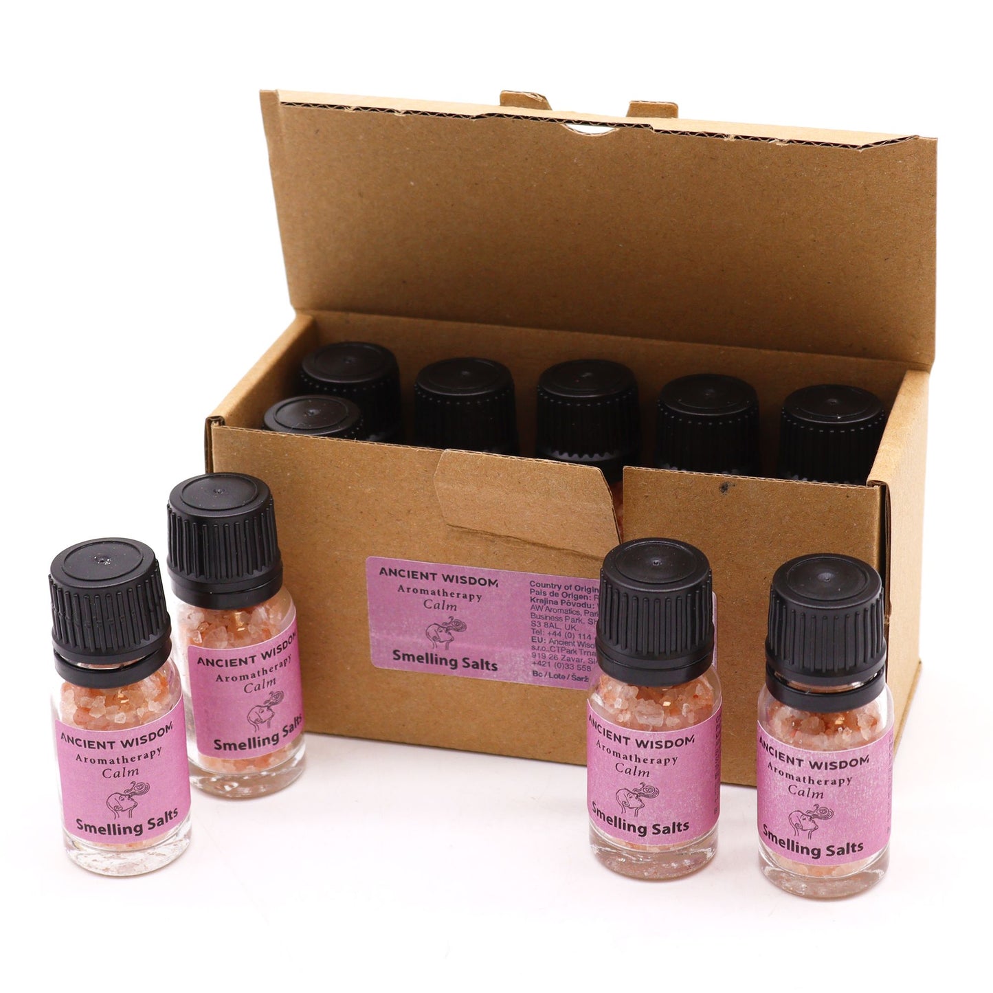 Calm Aromatherapy Smelling Salt – Essential Oil Blend for Relaxation & Stress Relief