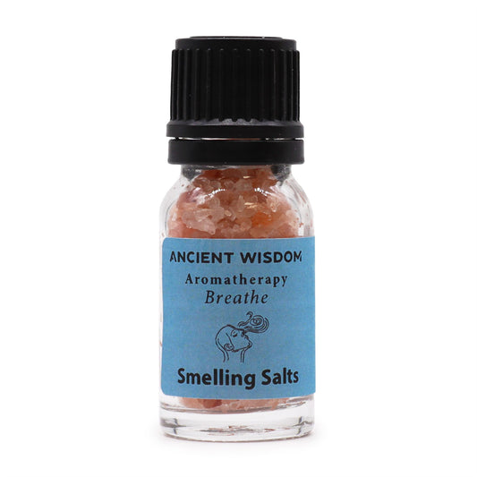 Breathe Aromatherapy Smelling Salt – Natural Essential Oil Inhalation for Focus & Clear Breathing