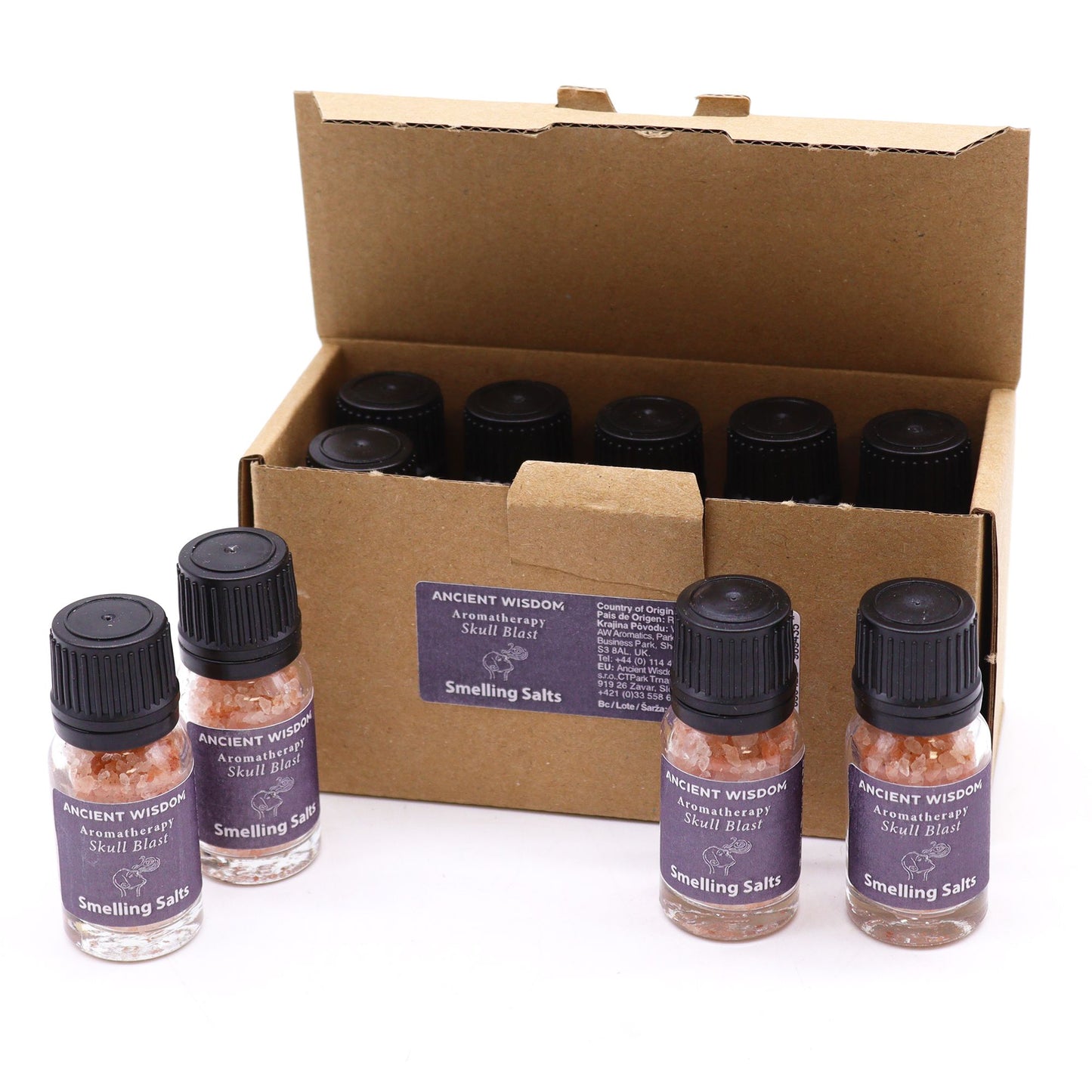 Skull Blast Aromatherapy Smelling Salt – High-Intensity Essential Oil Blend for Energy & Focus