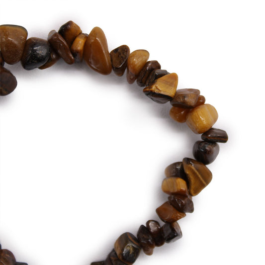 Tiger Eye Chipstone Gemstone Bracelet