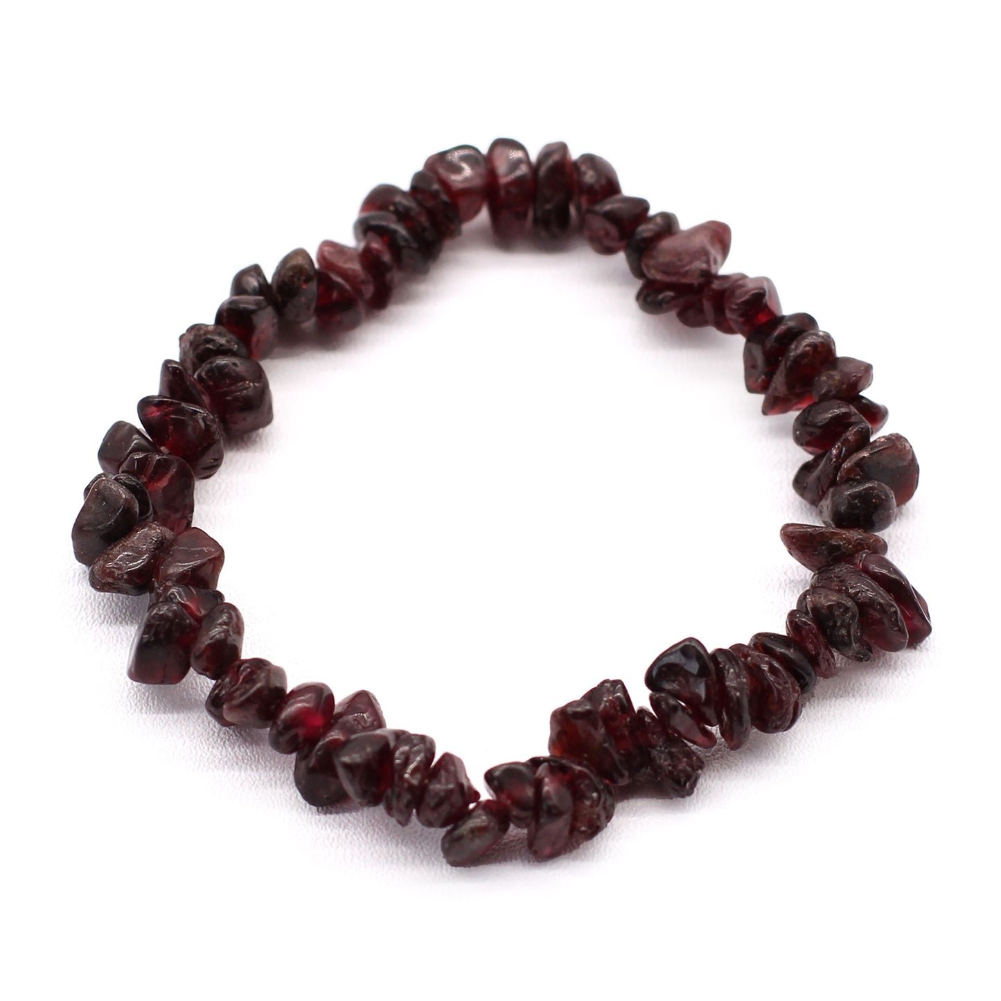 Blood Garnet Chipstone Gemstone Bracelet
