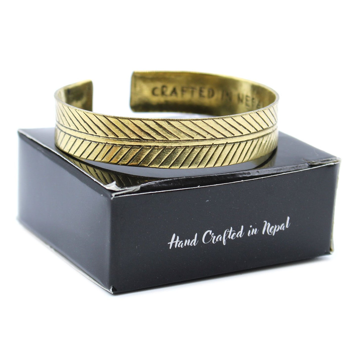 Tibetan Tree of Life Brass Mantra Cuff Bracelet