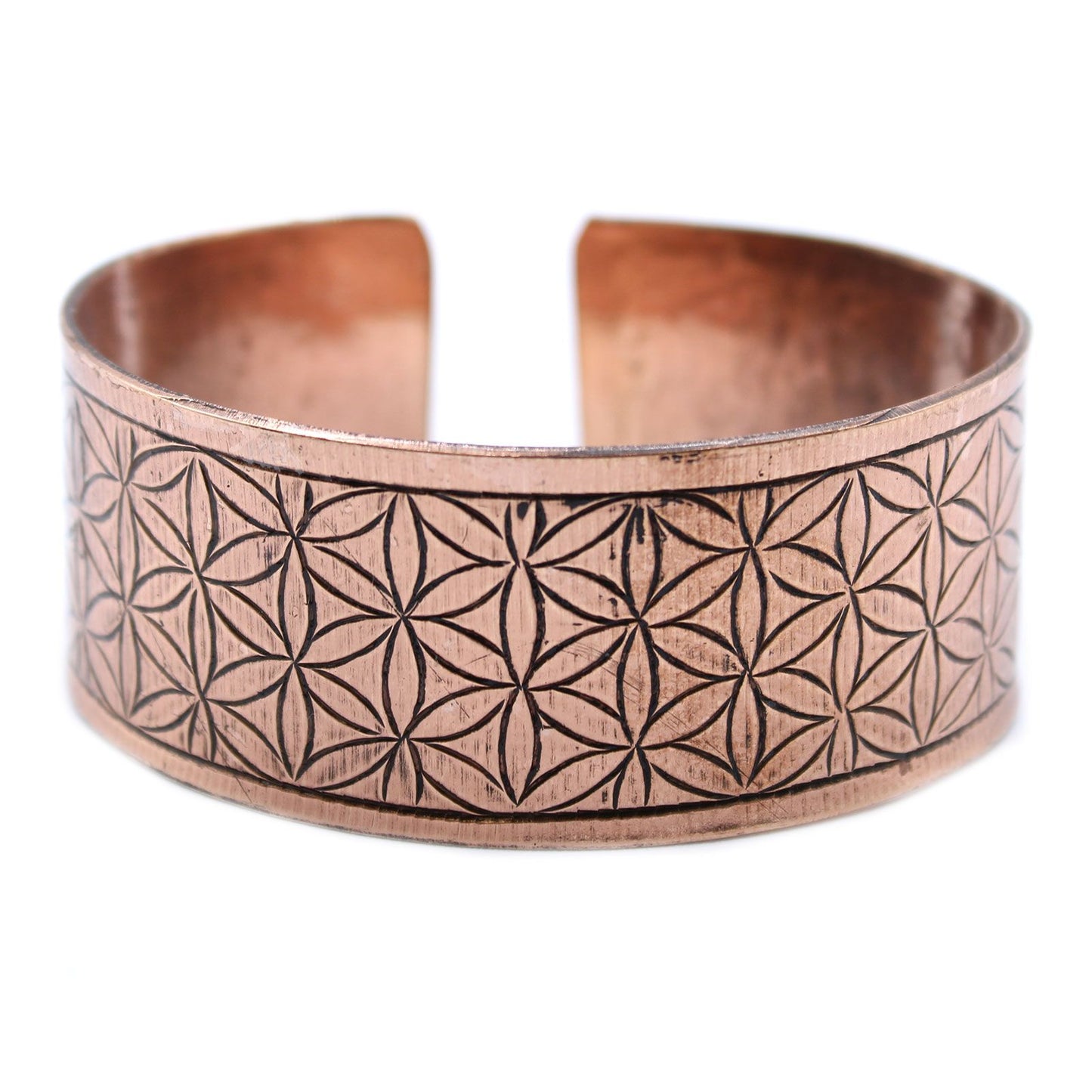 Tibetan Copper Flower of Life Bracelet