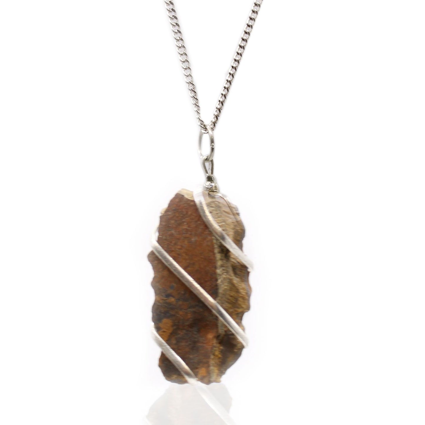 Cascade Wrapped Tiger Eye Gemstone Necklace