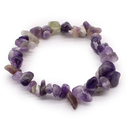 Amethyst Chipstone Gemstone Bracelet