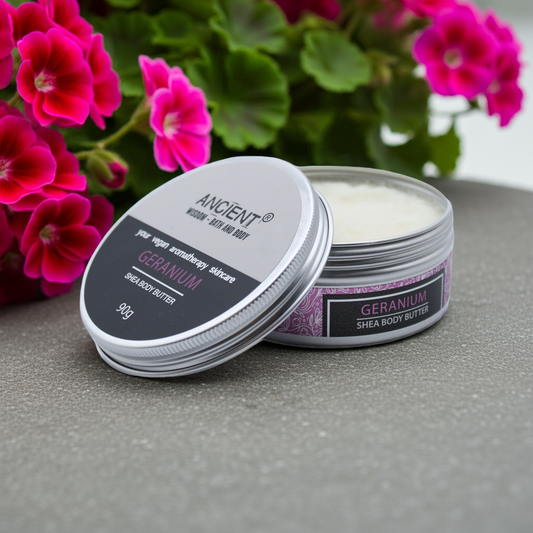 Aromatherapy Shea Body Butter 90g - Geranium