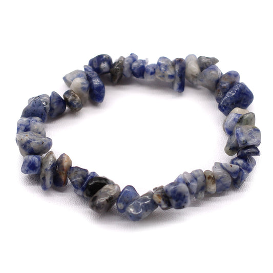 Sodalite Chipstone Gemstone Bracelet