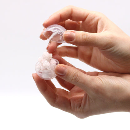 Natural Rose Quartz Gemstone Bracelet Bath Bomb