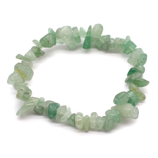 Green Aventurine Chipstone Gemstone Bracelet