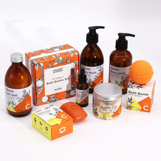 Aromatherapy Body Wash with Vitamin C - Orange & Lemon