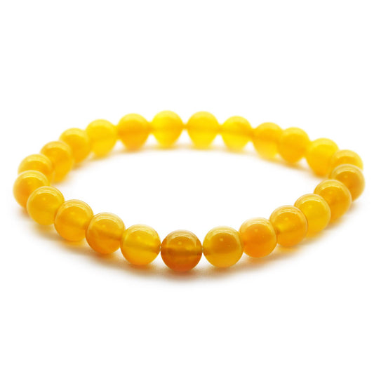 Honey Crystal Power Bracelet – Healing Beads for Vitality & Hormonal Balance