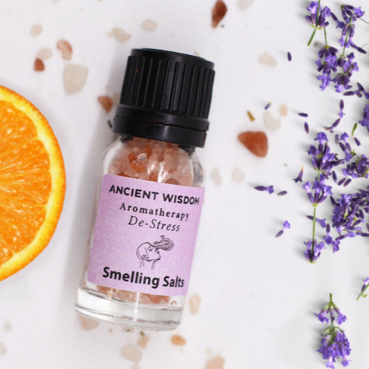 De-Stress Aromatherapy Smelling Salt – Essential Oil Blend for Relaxation & Emotional Balance