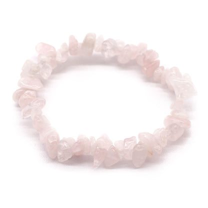 Rose Quartz Chipstone Gemstone Bracelet