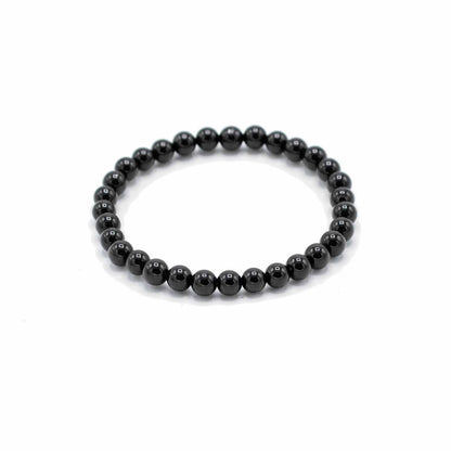 Black Agate Gemstone Manifestation Bracelet – Protection
