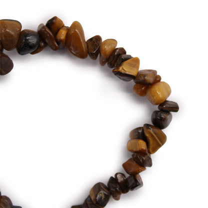 Tiger Eye Chipstone Gemstone Bracelet