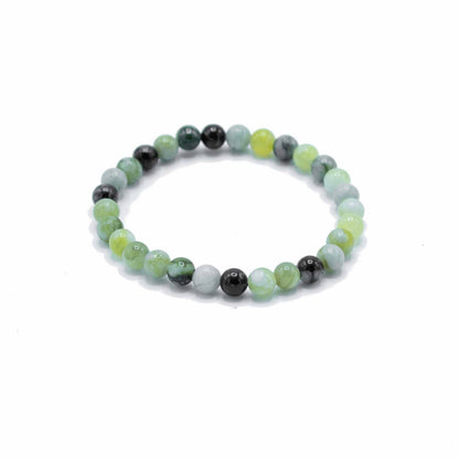 Olive Jade Gemstone Manifestation Bracelet – Healing & Wellbeing