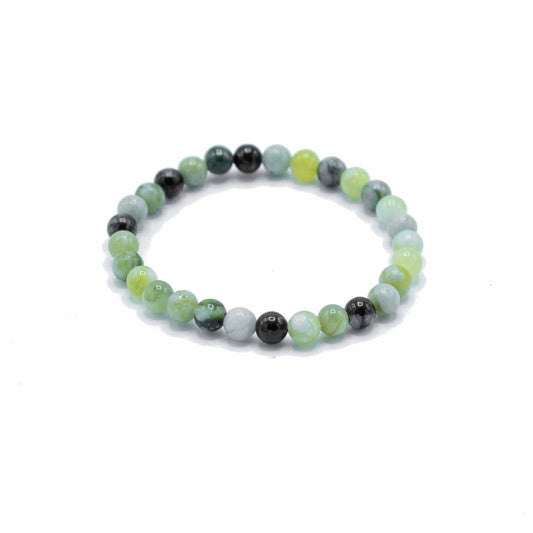 Olive Jade Gemstone Manifestation Bracelet – Healing & Wellbeing