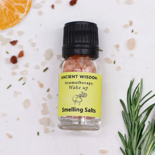 Wake Up Aromatherapy Smelling Salt – Morning Energy Boost with Essential Oils & Himalayan Salt