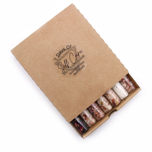 Set of 7 Bath Salts in Spell Phials