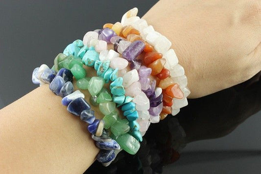 Rose Quartz Chipstone Gemstone Bracelet