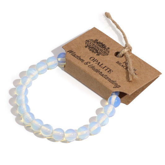 Opalite Power Bracelet – Crystal Healing Beads for Energy Renewal & Emotional Balance