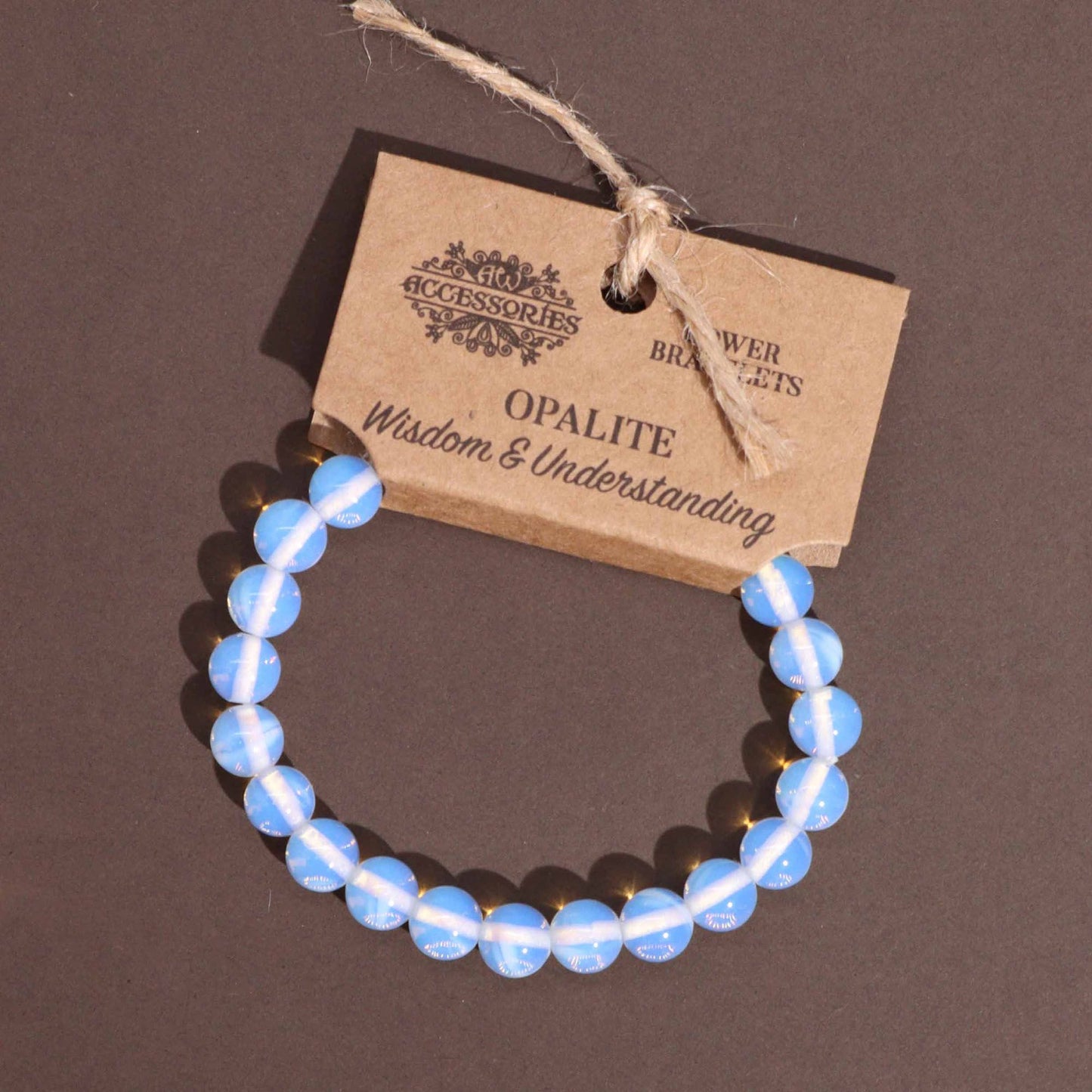 Opalite Power Bracelet – Crystal Healing Beads for Energy Renewal & Emotional Balance