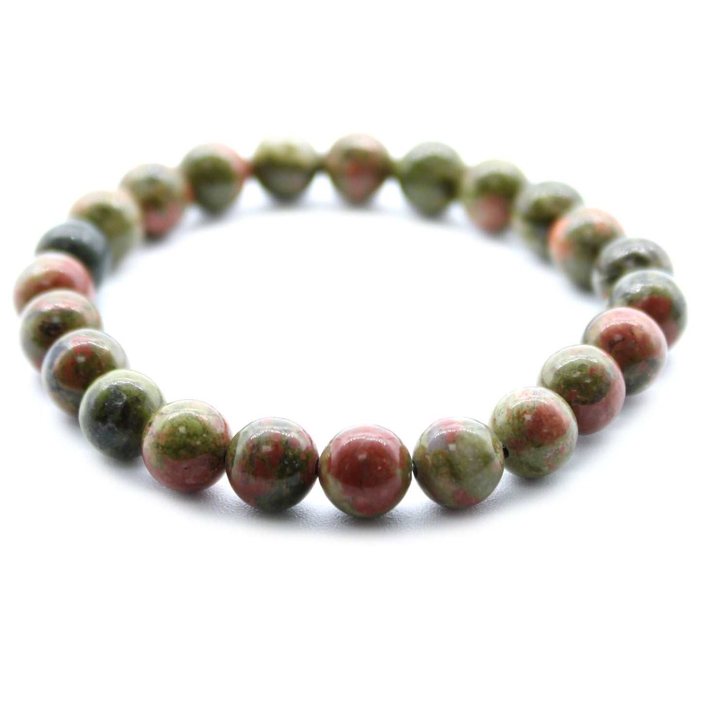 Green Jasper Power Bracelet – Crystal Healing Beads for Balance & Energy Protection