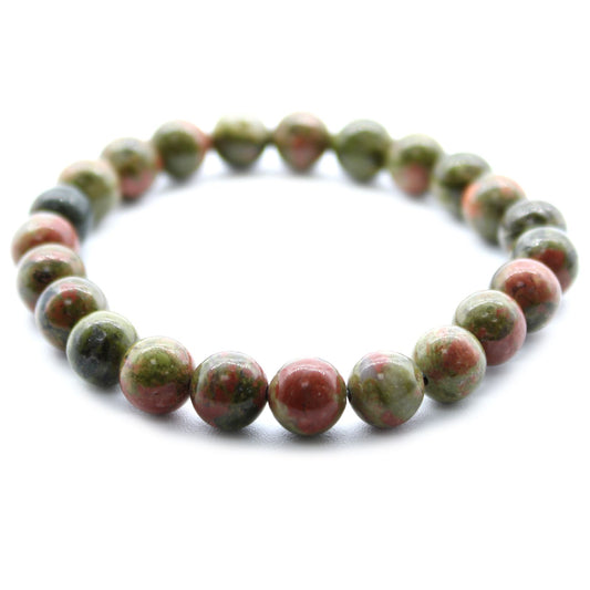 Green Jasper Power Bracelet – Crystal Healing Beads for Balance & Energy Protection