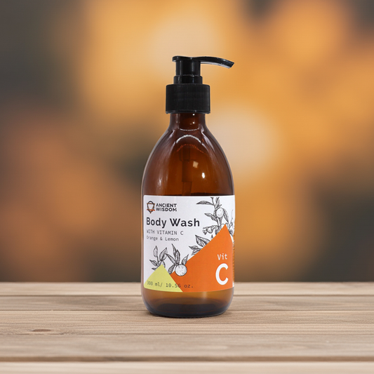 Aromatherapy Body Wash with Vitamin C - Orange & Lemon